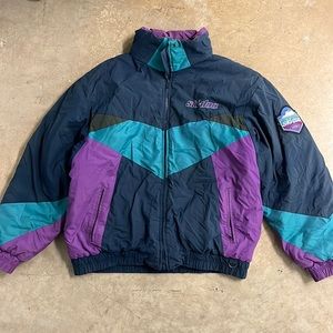 Retro Vintage Ski-Zoo Bombardier Winter Jacket